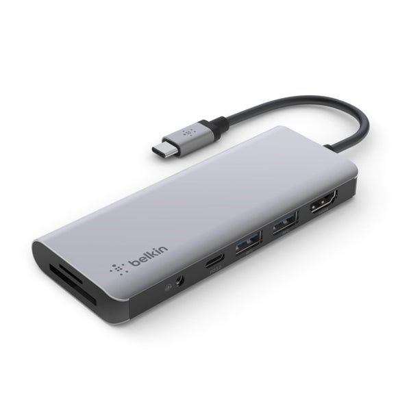 Belkin USB-C 7-in-1 Multiport Hub - Space Grey [AVC009btSGY] Carousel 2