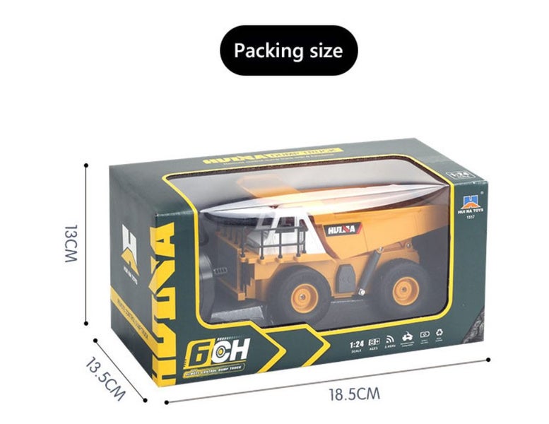 HUINA 1517 Dump Truck Model Car 1:24 Remote Control RC (Hui Na) Carousel 15