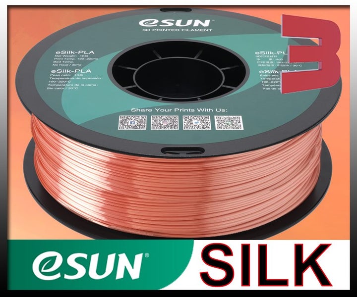 Metal Silk - eSUN PLA 1.75mm - 3D Printer Filament - 5 colours : BidBud