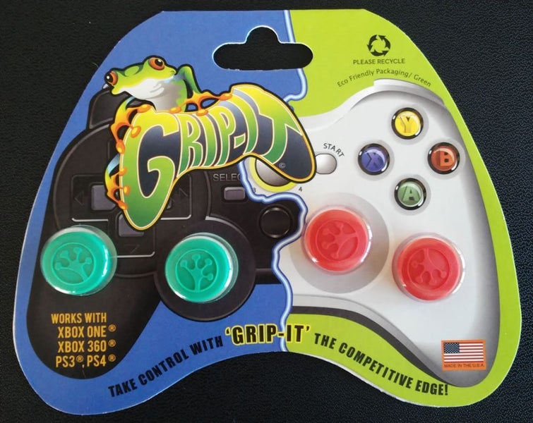 Grip-iT Analog Stick Covers Green/Red BRAND NEW Carousel 1