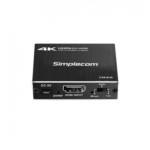 Simplecom Hdmi 2 Splitter 1 In 2 Out Hdr10 2 Port Hdmi Duplicator Carousel 2