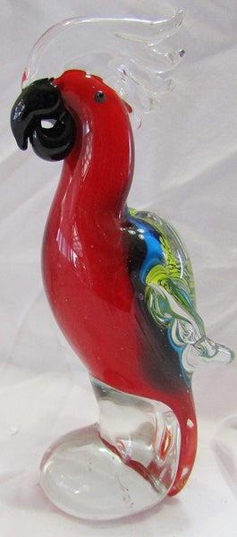 Large Glass Parrot Carousel 1