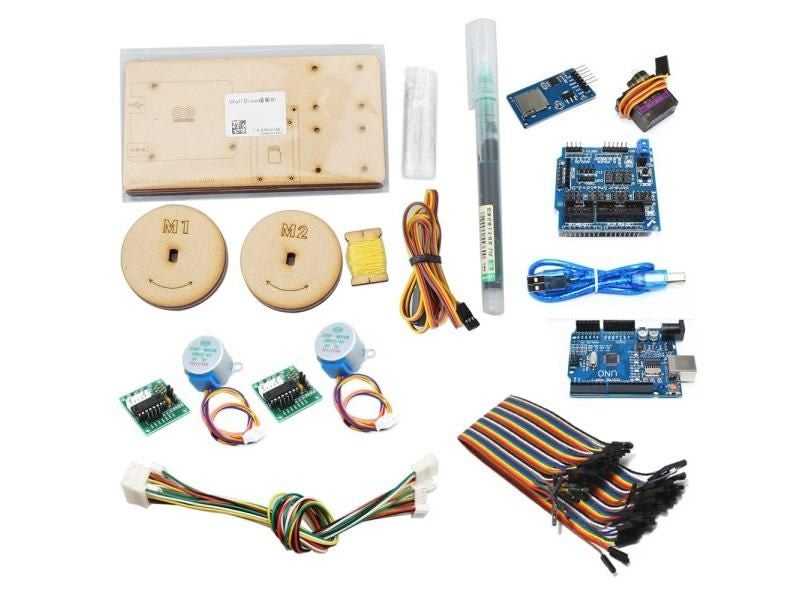 Draw Wall Painting Robot With Cable Plotter Arduino Maker Project Kit Polar Carousel 1