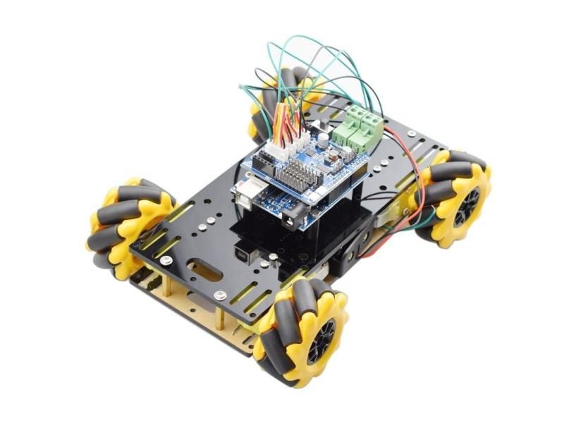 Mini RC Mecanum Wheel Omni Robot Car Chassis Kit For Arduino Etc. Carousel 2