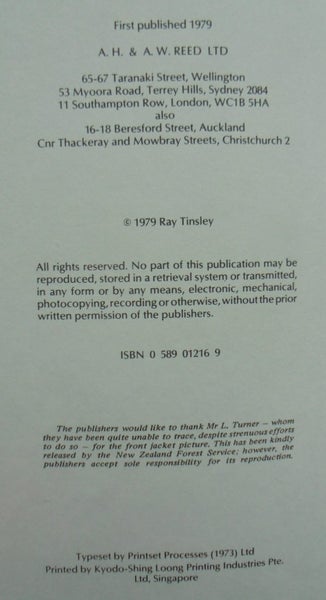 Call of the Wapiti. By Ray Tinsley. FIRST EDITION 1979 Carousel 2