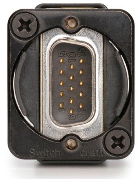 Switchcraft 15 Pin HD DSUB Panel Mount MALE-MALE Carousel 1