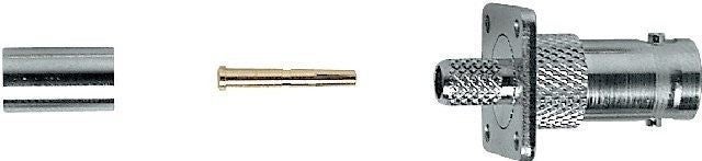 BNC59FPWC BNC Connector 75 Ohm Panel Mount Crimp FEMALE Carousel 1