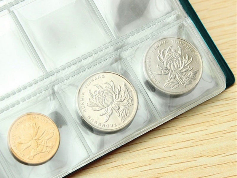 240 Pockets Coin Collecting Holder Collection Storage Case Album Book Green Carousel 2