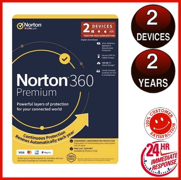 Norton 360 Premium 2 Device 2 Year Carousel 2