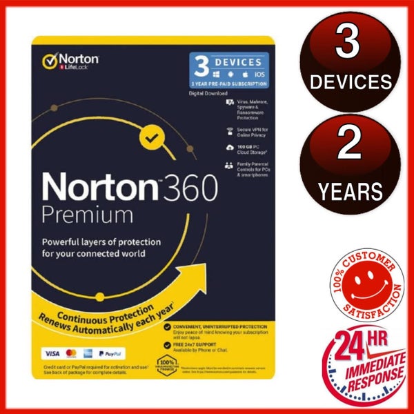 Norton 360 Premium 3 Device 2 Year Carousel 2