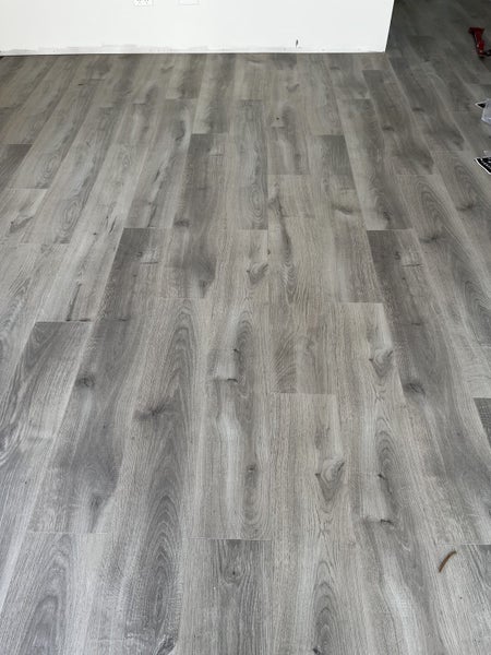 12mm *NEW COLOUR* Grey Country Oak $35m2incl gst & underlay- laminate flooring Carousel 5