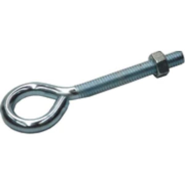 Eye Bolt & Nut - Zinc Plated #514 2-1/2 x 3/8 inch Hindley Carousel 1