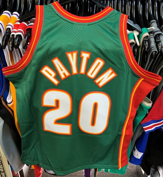 Seattle Supersonics Gary Payton 20 Mitchell & Ness Swingman Jersey Carousel 2