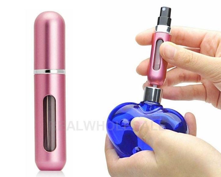 5ml Mini Portable Bottom-Filling Pump Perfume Refillable Spray Bottle Empty Carousel 1
