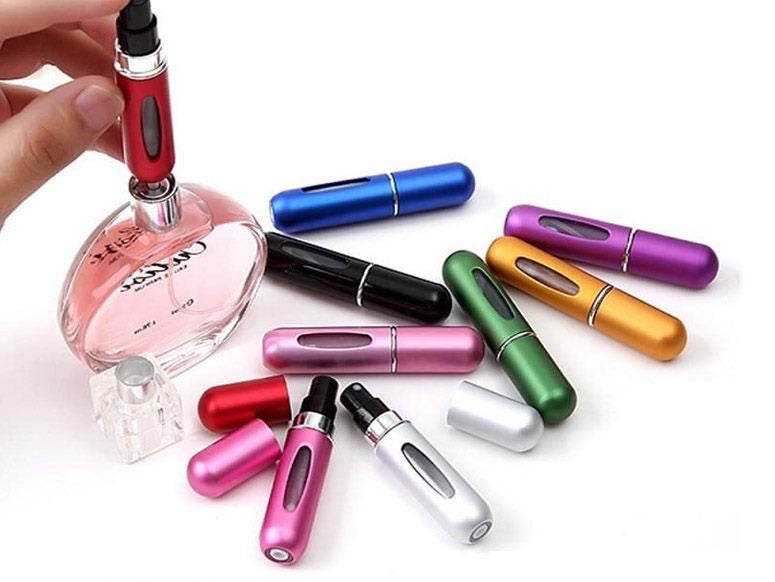 5ml Mini Portable Bottom-Filling Pump Perfume Refillable Spray Bottle Empty Carousel 3