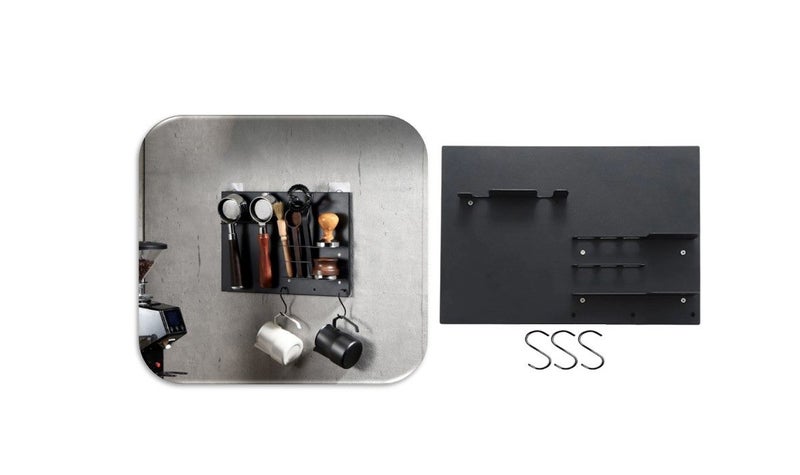 PTN Coffee Toll Wall Organizser Tamper Holder Portafilter Tamping Station Carousel 1