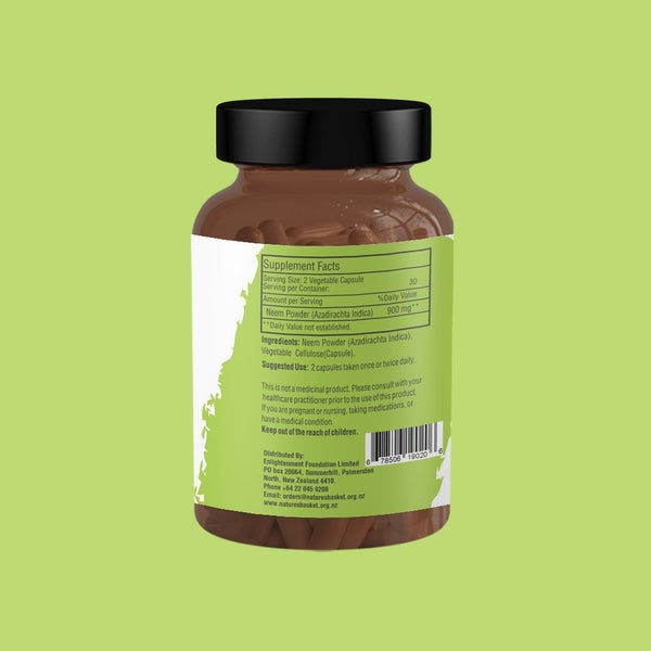 Neem Organic Capsules 900mg 60pcs Carousel 3