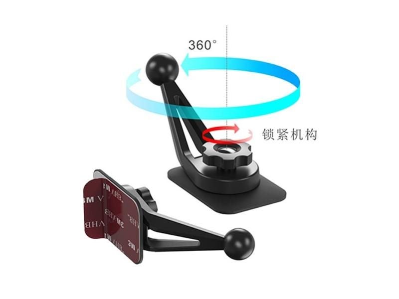 360 Degrees Turn Mobile Phone Paste Bracket Base Bracket Car Dashboard Table Carousel 1