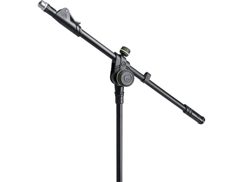 Gravity GMS2222B Short Microphone Stand with Round Base (Black) Carousel 2