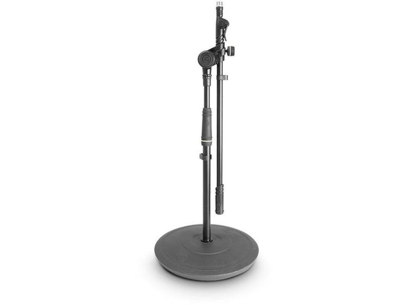 Gravity GMS2222B Short Microphone Stand with Round Base (Black) Carousel 4