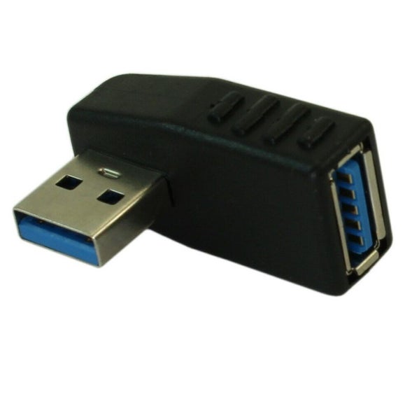 Left Angle USB Female to USB Male Adapter Carousel 1