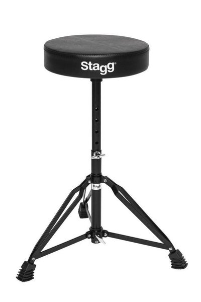 Stagg Double Braced Drum Throne in Black finish Carousel 1