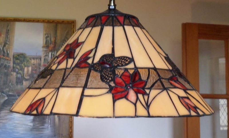 Tiffany leadlight 40cm standard lamp shade for YOUR lamp RBF Carousel 1
