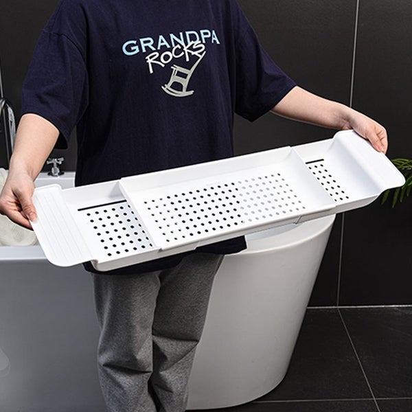 Bathtub Caddy Tray Bath Tub Organiser Shelf NEW Carousel 3