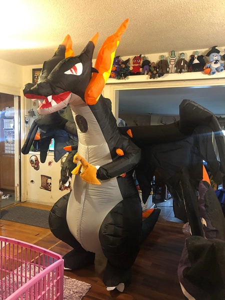 Dinosaur Full Costumes For Adults, Blow Up Dinosaur Costume, Inflatable Costume Carousel 11