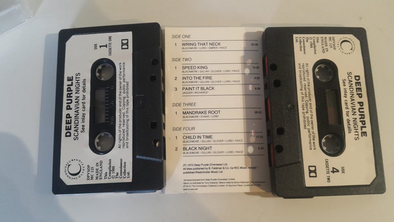 Music tape DEEP PURPLE Scandinavian nights Carousel 2