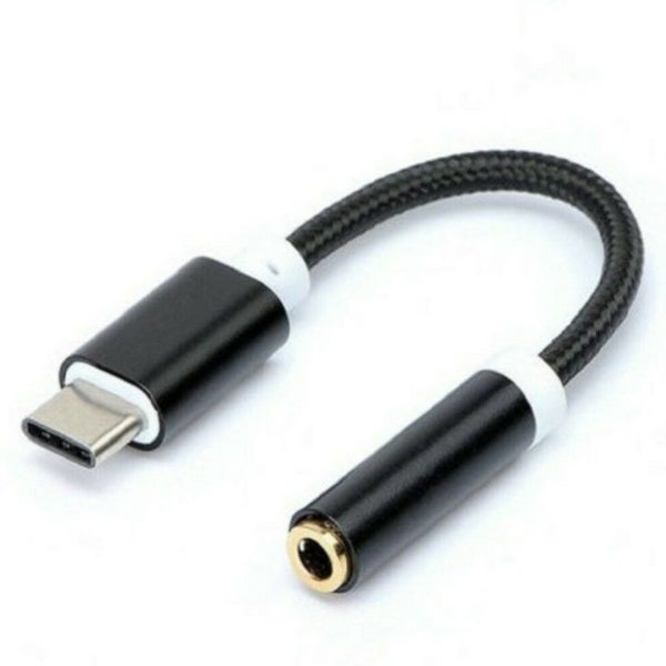 USB-C Type C to 3.5mm Aux Audio Headphone Adapter Cable Carousel 2