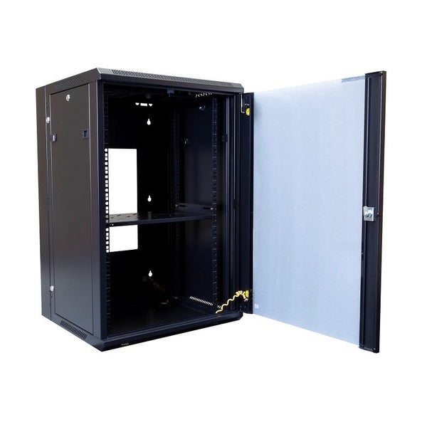 DYNAMIX 18RU Wall Mount Cabinet RSFDS18-600 - 600m Deep Universal Swing with ... Carousel 2