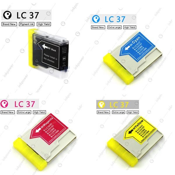 LC37 LC57 xl Brother Ink Cartridges - Brand New Carousel 1
