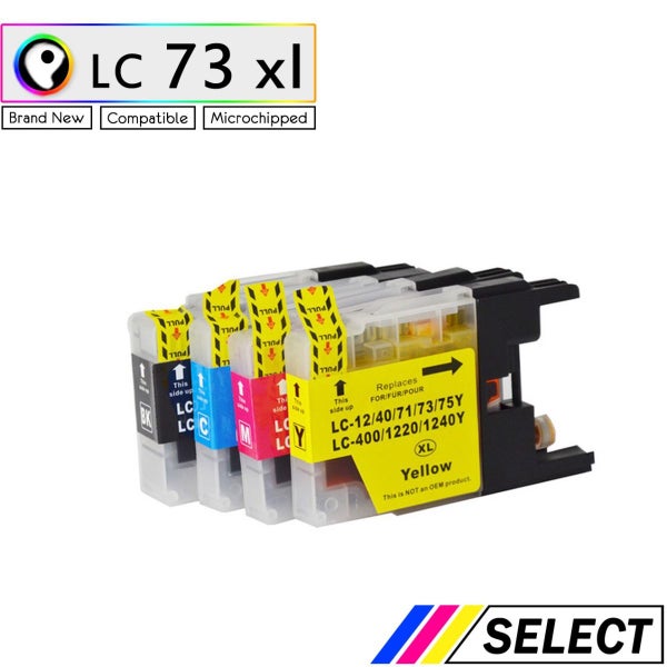 LC40 LC73 LC77 XL | Compatible Brother LC73 ink cartridge Fits MFCJ430W J6510DW Carousel 1