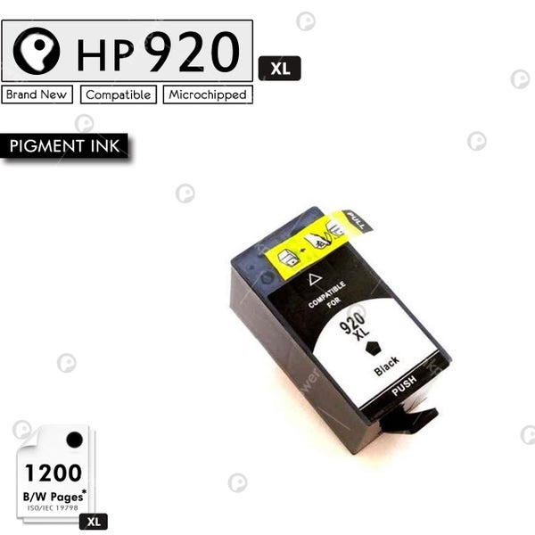 NEW Compatible HP 920XL BK C M Y Ink Cartridges Carousel 2