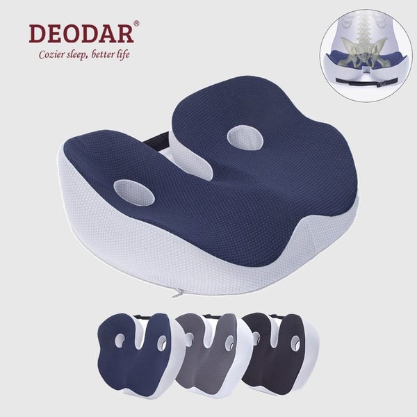 Memory Foam Bone Relief Seat Cushion For Lower Back Hips Buttock Support Seat & Carousel 8