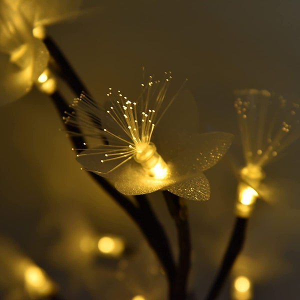 Fiber Optic Tree Lamp, LED Decor Desk Lamp Carousel 2