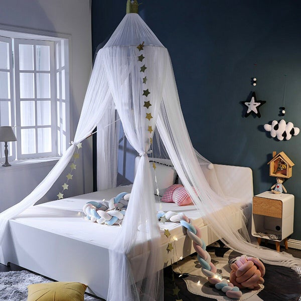 7 Layers Kids Bed Canopy Mosquito Net Princess Bedding Dome Tent Carousel 1
