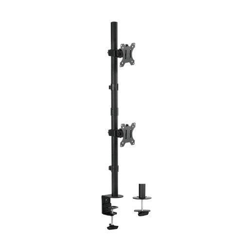 Brateck Articulating Dual Monitor Vertical Mount Carousel 2