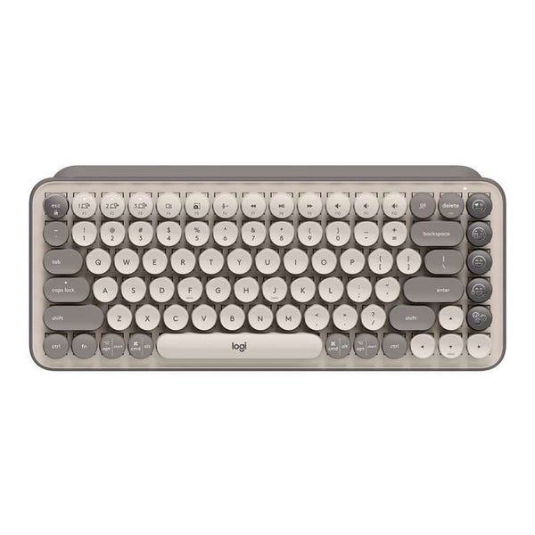 Logitech POP Keys Wireless Mechanical Keyboard w/Emoji - Mist Carousel 1