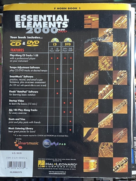 Essential Elements for Band F Horn Book 1 with CD and DVD Carousel 4