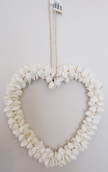 White shells heart, handmade Carousel 1