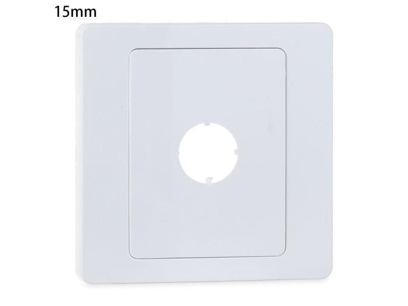 1Pcs 86Type Wall Blank Panel With Outlet Hole Decorative Cover Cable Socket Carousel 1