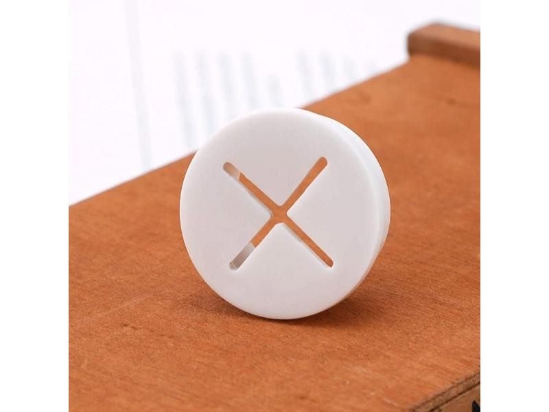 1PC Desk Grommets Flexible Cord Grommet Rubber Cable Wire Hole Cover For Office Carousel 1