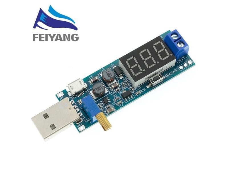 1PCS DC-DC 5V To 3.5V / 12V USB Step UP / Down Power Supply Module Adjustable Carousel 1