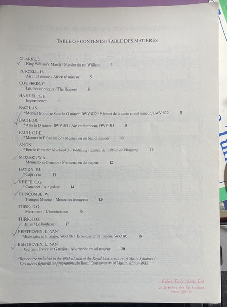 Harris Piano Classics Volume 2/a Baroque & Classical Level 2 Carousel 2