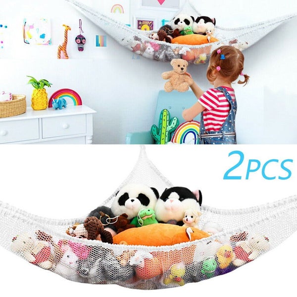 Toy Hammock Mesh Kids Bedroom Storage Nursery Teddy Bear Net Organizer Stuffed Carousel 1