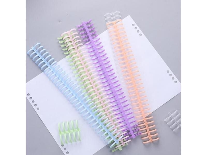 10Pcs 30 Holes Circles Ring Loose-leaf Book Album Binder Spiral Binding Clips Carousel 2