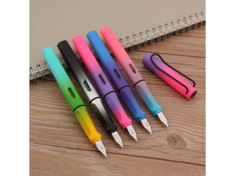 Luxury Fountain Pen Calligraphy Multi-function Pen 0.38mm EF 0.5mm F Nib School Carousel 2