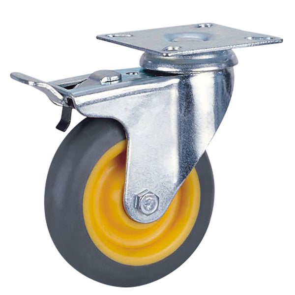 Caster Swivel/Brake Rubber (TPR) 40kg 50mm Carousel 1